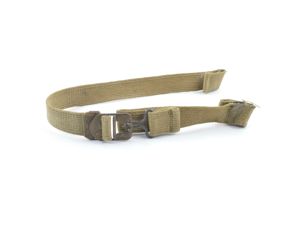 Early-WWII Web Helmet Chinstraps OD#3 (Khaki)