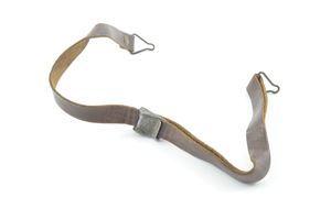 WWII Leather Liner Strap With Green Steel Buckle