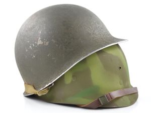 WWII M1 Helmet & Jungle Camo Westinghouse Liner (69th Infantry …