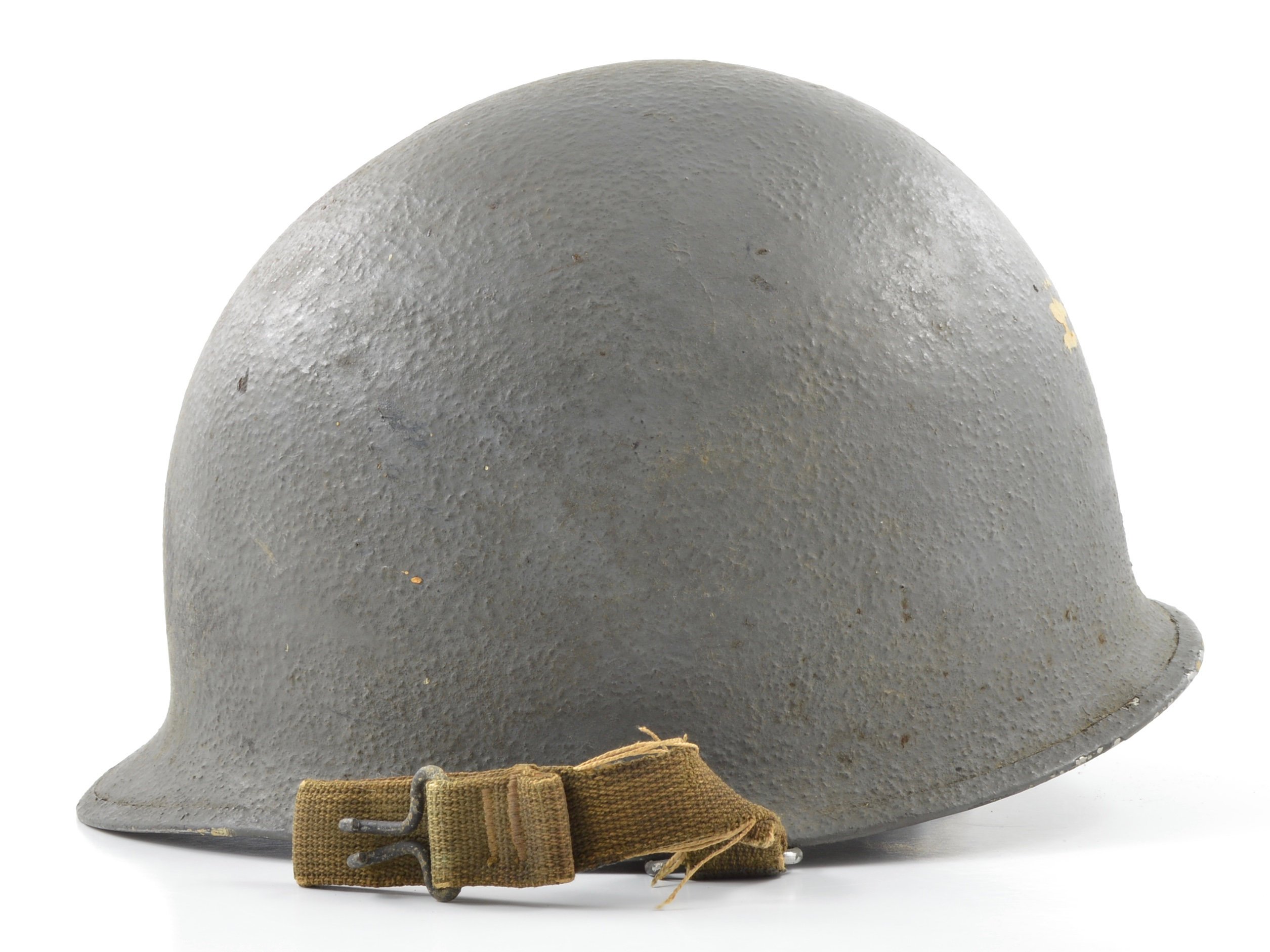 WWII Navy Painted Swivel Loop Schlueter 'Commanding Officer' Helmet Shell (1944) — image 9