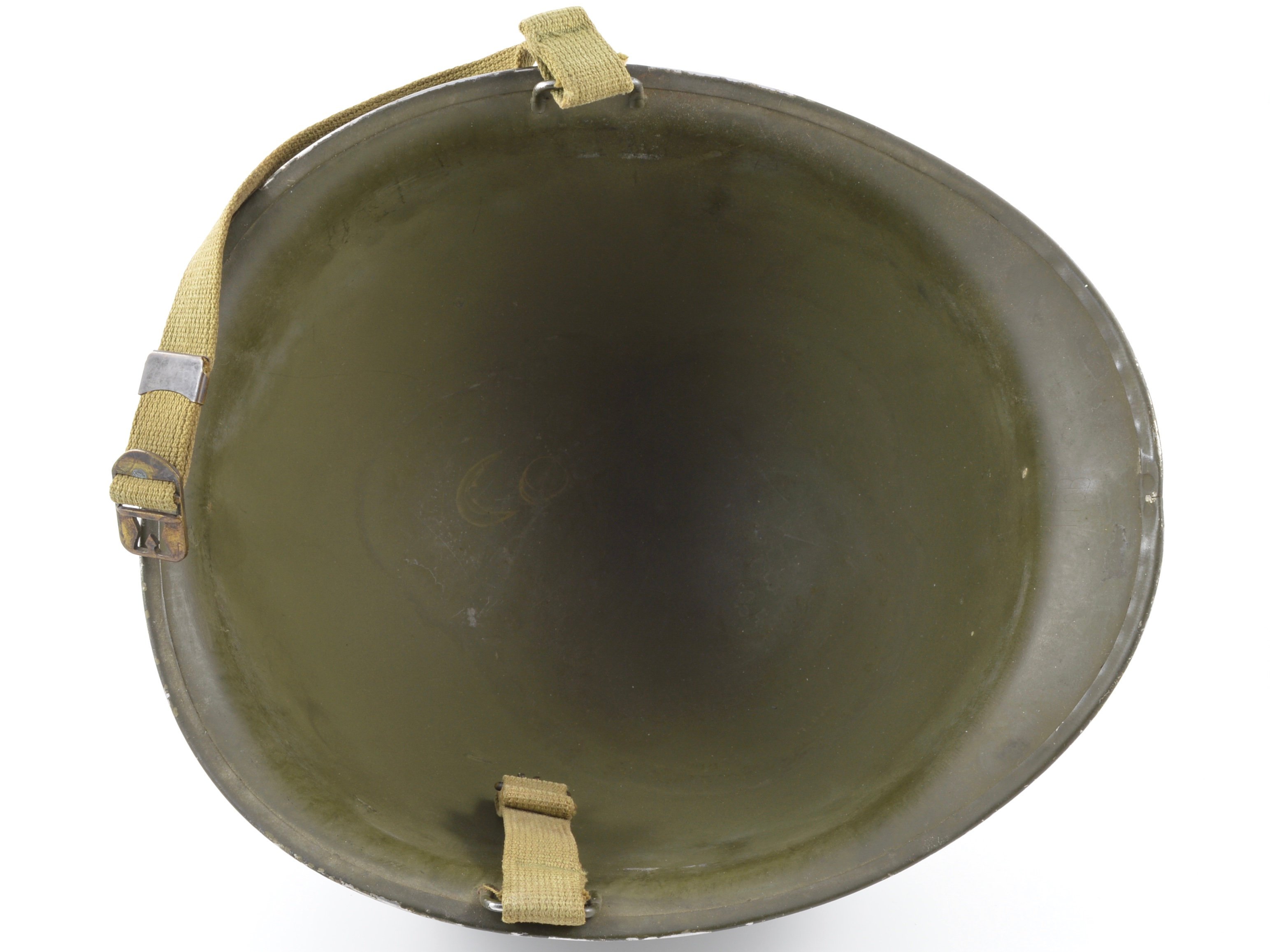 WWII Fixed Loop McCord M1 Helmet Shell (March 1942) — image 2