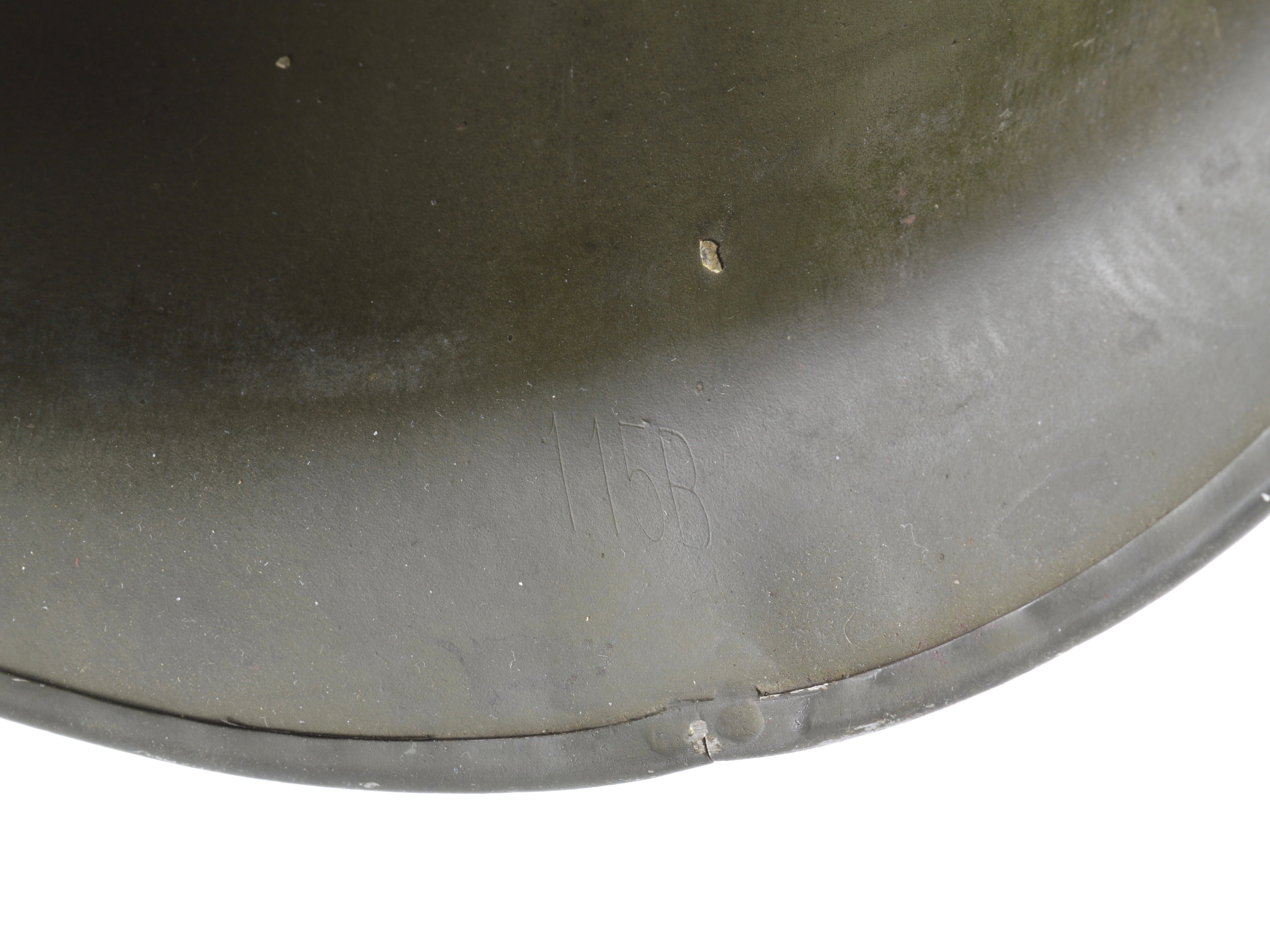 WWII Fixed Loop McCord M1 Helmet Shell (March 1942) — image 3