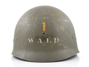 Mid-WWII Second Lieutenant's Westinghouse M1 Helmet Liner
