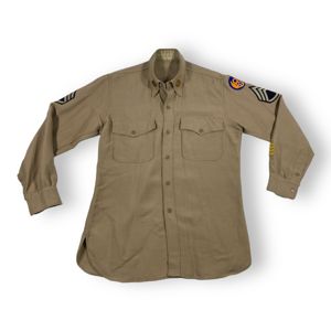 WWII U.S. 8th Air Force Staff Sergeant's Khaki Service Shirt …