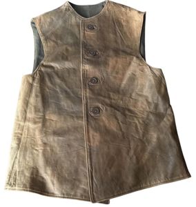 British Camouflaged Leather Jerkin 1942 - Nice Used Condition