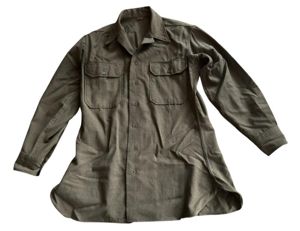 U.S. OD Flannel Shirt Sized 16-33 Dated 1943 - Nice …