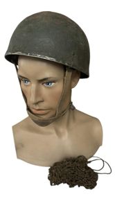 British (Airborne) MK3 Paratrooper Combat Helmet 1956 - Nice Used …