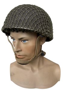 British (Airborne) MK3 Paratrooper Combat Helmet 1943 - Nice Used …