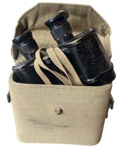British 1937 Pattern Binocular Case 1940 & Binoculars - Nice …