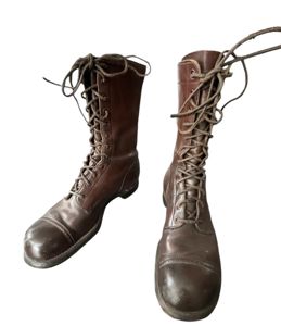 U.S. (Airborne) Paratrooper Jump Boots 1942 - Nice Used Condition
