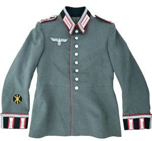 WH (Heer) Artillery M35 Dress Tunic (Wehrmacht Parade-Waffenrock) - Mint …