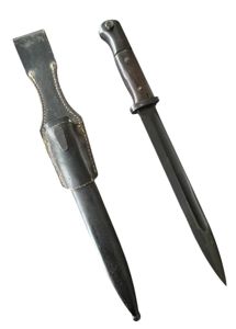 WH (HEER) K98 Bayonet 'Carl Eickhorn' And Leather Frog - …