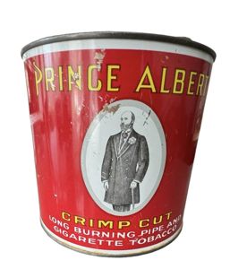 U.S. Large Prince Albert Pipe & Cigarette Tobacco Tin - …