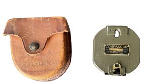 U.S. M2 Compass And Leather Carrying Case - Nice Used …