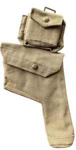 British 1937 Pattern Pistol Holster and Compass Pouch - Nice …
