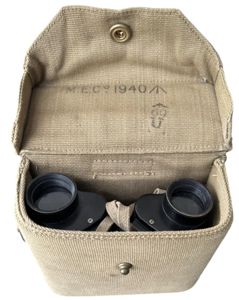 British 1937 Pattern Binocular Case 1940 & Binoculars 1942 - …