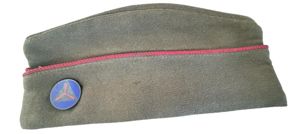 U.S. Garrison Cap Artillery Original Mounted Size 7 1/2 - …