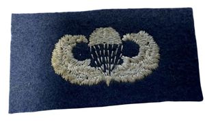 Rare U.S. Airborne 502 Parachute Infantry Embroided Parachute Wing British …