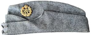 Royal Air Force Side Cap With Brass Cap Badge - …