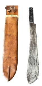 British Machete And Scabbard 1944 - Nice Used Condition