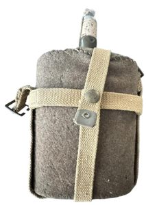 Canadian 1937 Pattern Water Bottle Carrier And Water Bottle - …