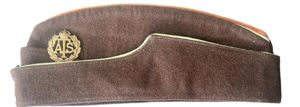 British Auxiliary Territorial Service (ATS) Side Cap With Brass Capbadge …