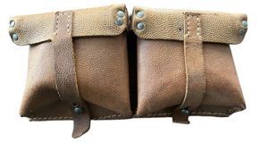 WH (HEER) G43 / K43 Ammunition Pouch Brown Ersatz Leather …