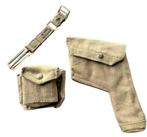 British 1937 Pattern Pistol Holster and Compass Pouch - Nice …