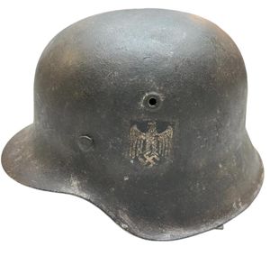 WH (Kriegsmarine) Double Decal M42 Steel Helmet - Nice Used …