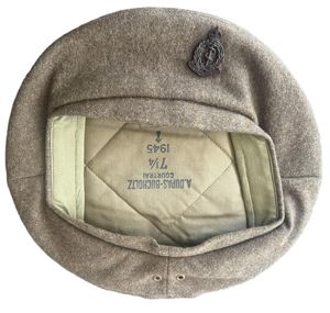 British Belgium Made Khaki General Service Cap Sized 7 1/4 …