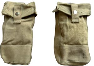 Canadian 1937 Pattern Webbing Basic Pouches 1943 - Mint Condition