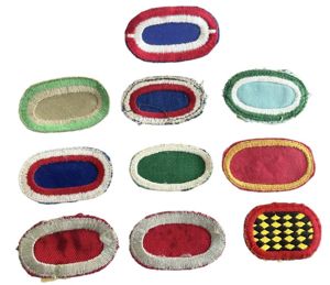 U.S. Airborne Oval Off Various Units - Nice Used Condition