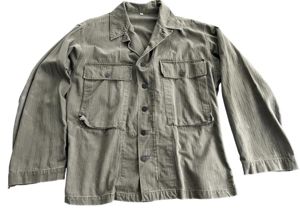 U.S. Herringbone Twill i.e. HBT Jacket 38R -Nice Used Condition