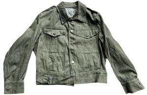 British Denim Battle Dress Blouse 1941 Dated - Nice Used …