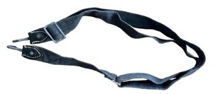 WH (Luftwaffe) Blue Bread Bag Carrying Strap Black Leather - …