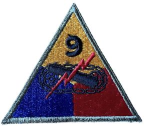 U.S. 9th Armored Division (the 'Phantom Division') Formation Patch - …