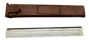 U.S. Army Equivalents & Abbreviations Ruler In Leather Wallet - …