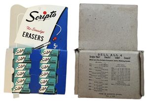 U.S. Army Scripto Erasers - Unissued i.e. Mint Condition