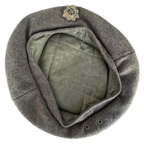 British Khaki General Service Beret Royal Army Service Corps Badged …