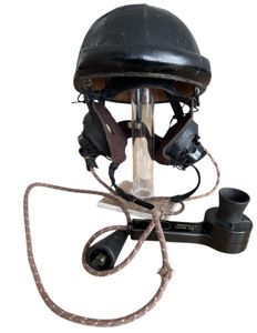 Canadian Tanker Crash Helmet Complete With Earphones & Microphone - …