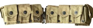 U.S. M1923 Garand Belt Dated 1942 - Near Mint Condition
