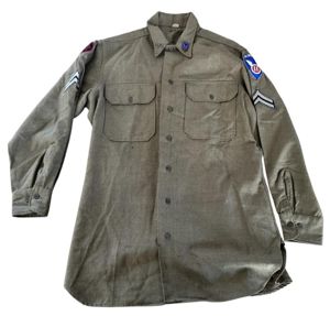U.S. Wool Shirt Badged To A 11th U.S. Airborne Sergeant …