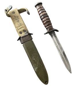 U.S. M3 'CAMILLUS' Trench Knife And M8 Scabbard - Nice …