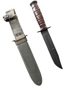 U.S. Navy MK2 Fighting Knife i.e. KA Bar 'Camillus' - …