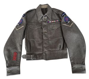British 1940 Pattern Battle Dress To A Royal Signals Lance …