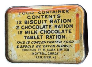 Canadian Emergency Ration 1945 - Unopened