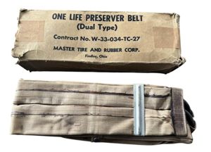 U.S. M1926 Inflatable Lifebelt (D Day) -Unussued Condition