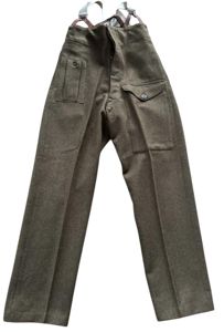 British 1940 Pattern Battle Dress Trousers Size 7 - Nice …