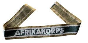 WH (HEER) 'Afrikakorps' Cufftitle - Nice Used Condition