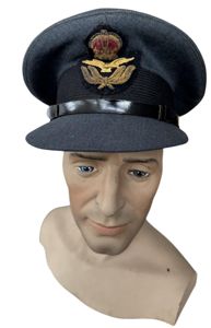 Royal Air Force Officers Vizor Cap - Nice Used Condition